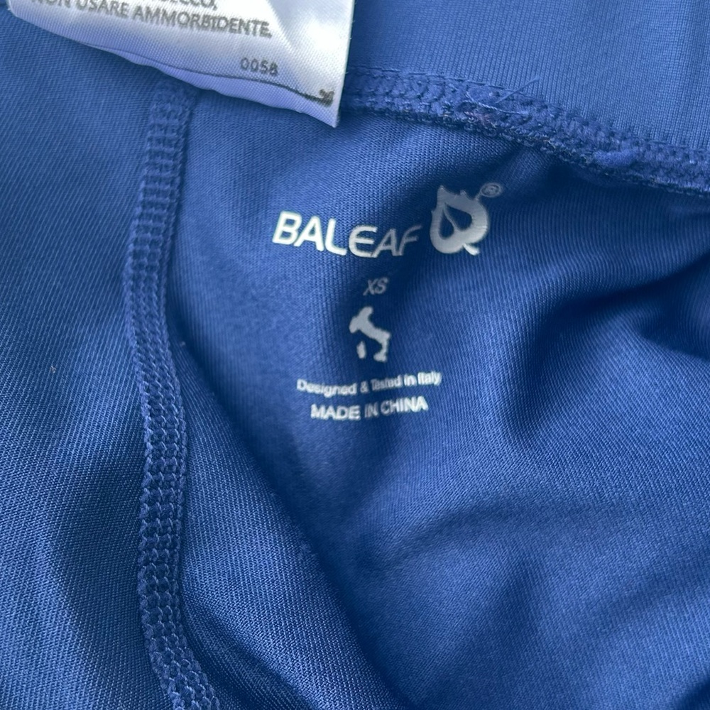 Baleaf blue women’s running shorts - Picture 3 of 3